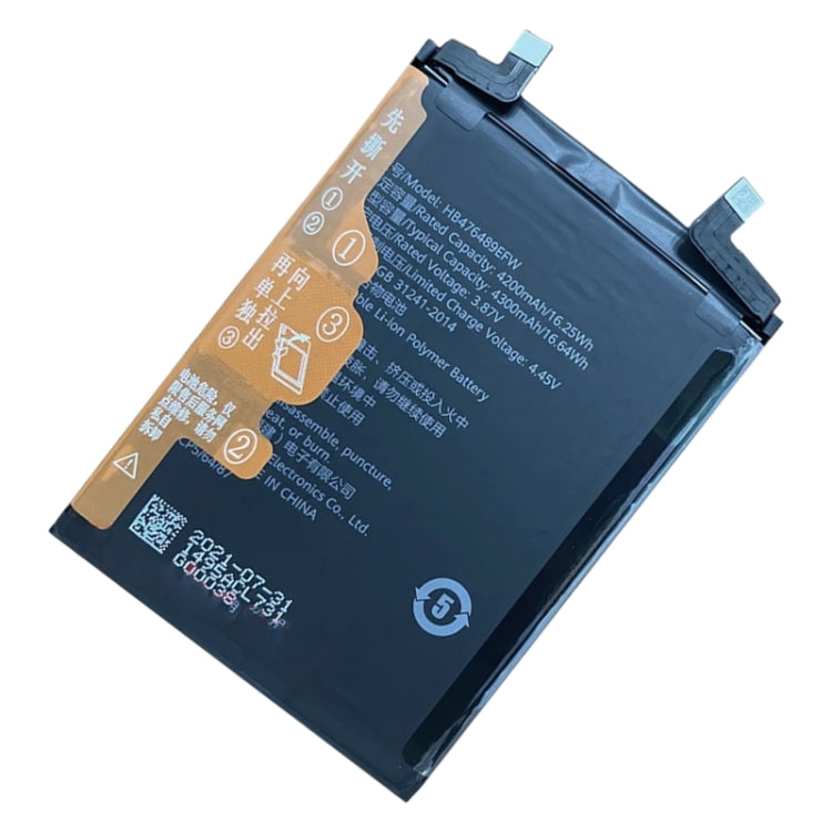 4200mAh Battery Replacement For Honor 50 / 60 SE / Nova 9 / NAM-AL00 NTH-AL00 GIA-AN00 HB476489EFW
