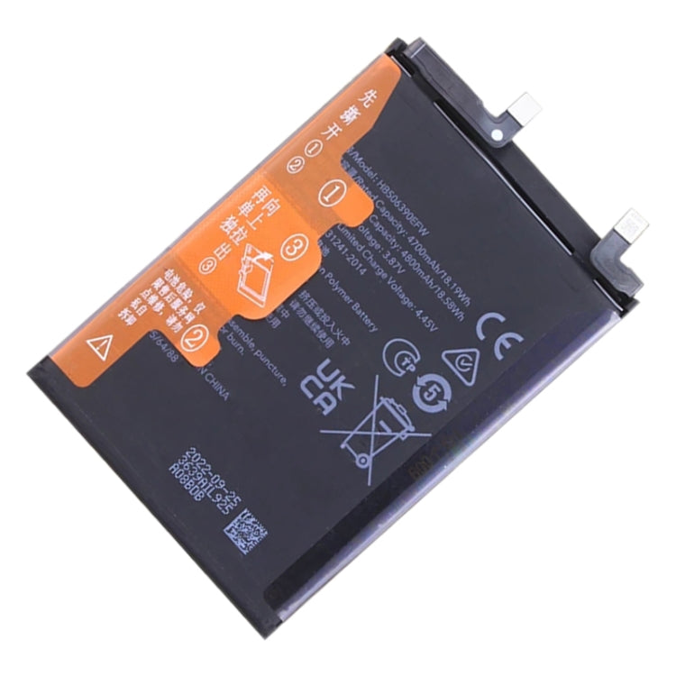 4800mAh Battery Replacement For Honor 70 FNE-AN00 / 80 Pro / 80 GT AGT-AN00 ANB-AN00 HB506390EFW