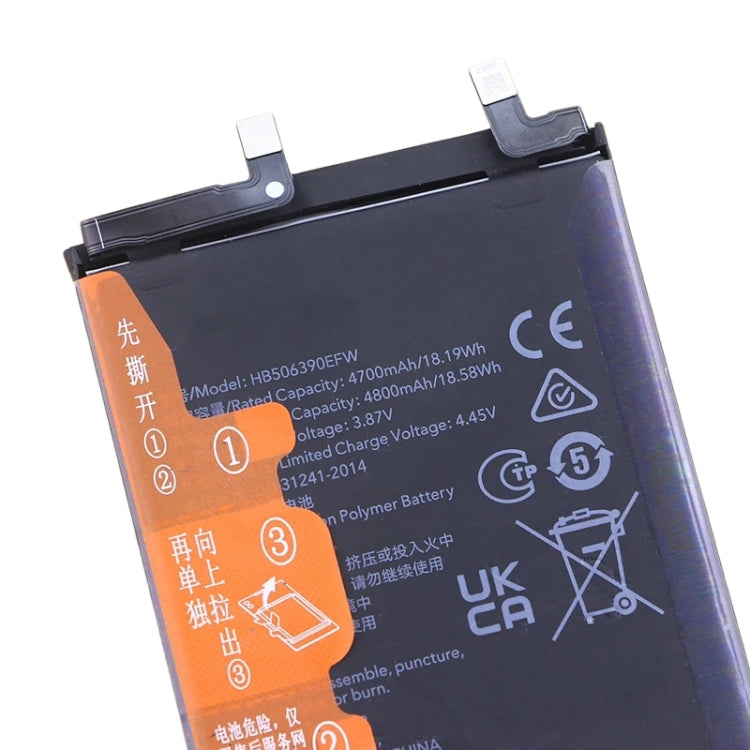 4800mAh Battery Replacement For Honor 70 FNE-AN00 / 80 Pro / 80 GT AGT-AN00 ANB-AN00 HB506390EFW
