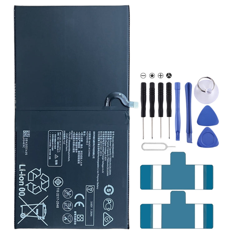 7500mAh Battery Replacement For Huawei MediaPad M5 Lite 10 BAH2-W19 / M5 Pro 10.8 CMR-W19 CMR-AL09 CMR-AL19 BAH2-L09 HB299418ECW