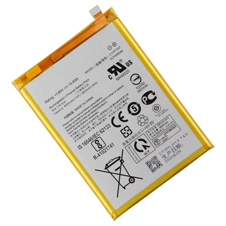 4000mAh Battery Replacement For ASUS Zenfone Max M1 ZB555KL C11P1707