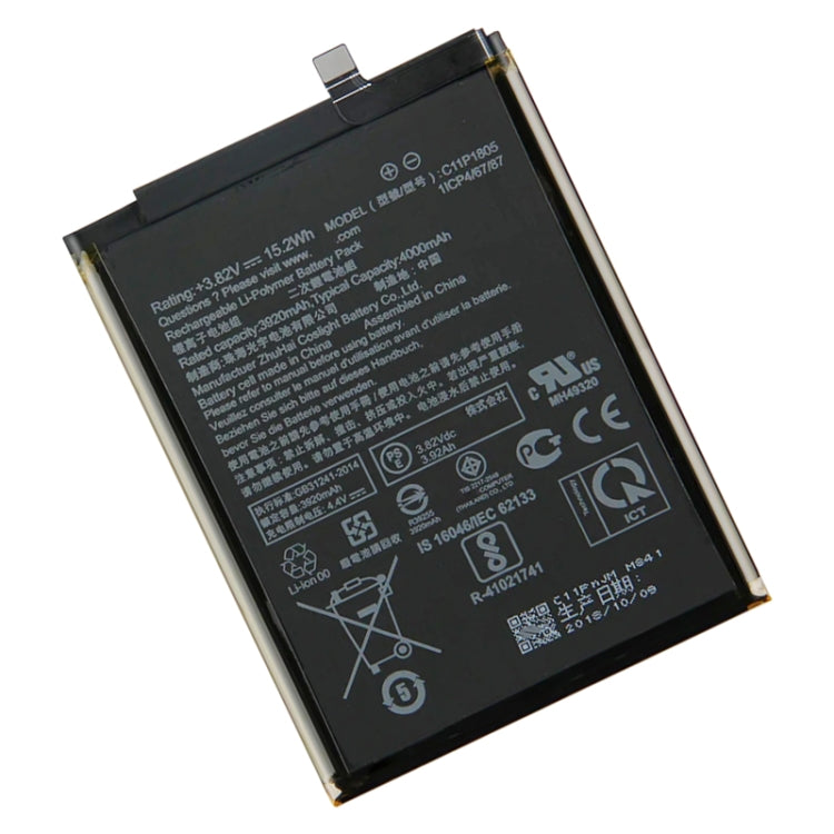 4000mAh Battery Replacement For ASUS Zenfone Max M2 ZB633KL C11P1805