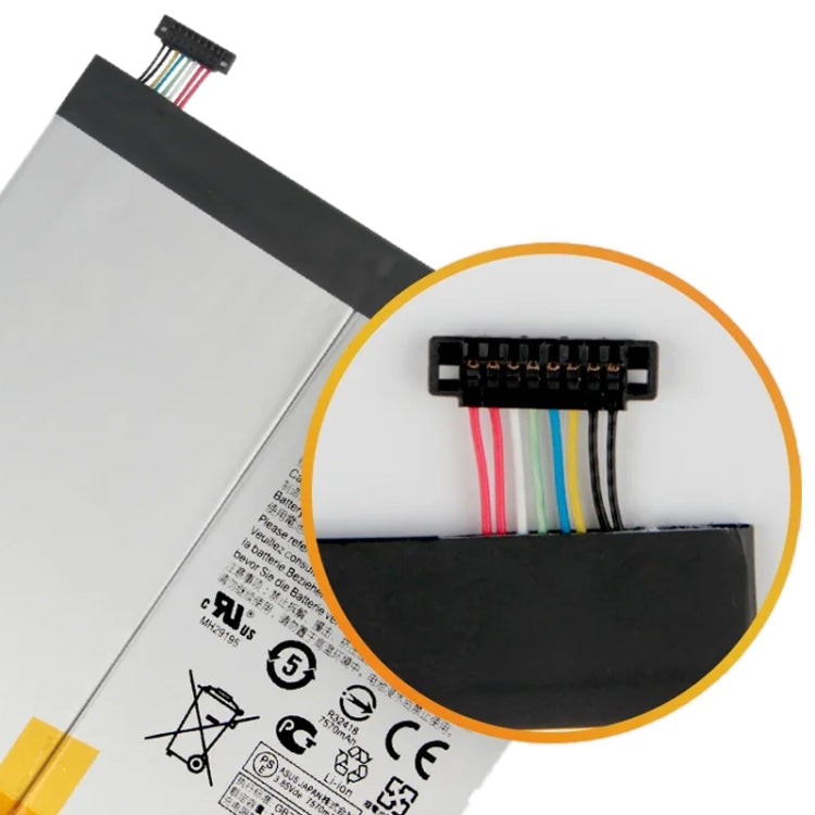 7800mAh Battery Replacement For ASUS ZenPad Z10 ZT500KL C12P1602