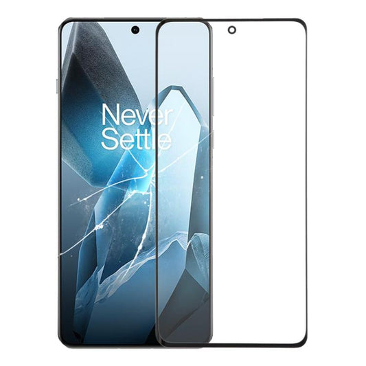 Para OnePlus 13 CPH2655 CPH2653 PJZ110 Lente de cristal exterior de pantalla frontal con adhesivo OCA ópticamente transparente