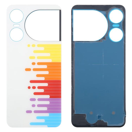 Coque arrière en verre avec adhésif pour ZTE Nubia Music 2