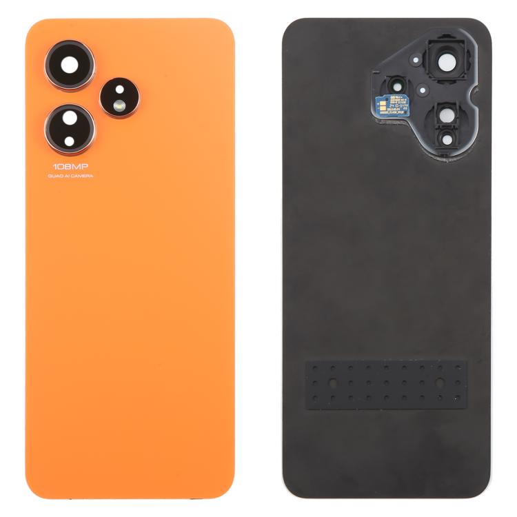 Cache arrière de batterie en verre pour Boost Celero 5G 2024 (orange) et (bleu)