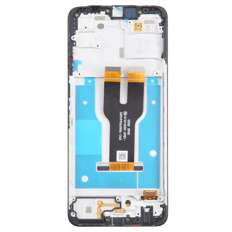 For T-Mobile REVVL 6X 5G LCD Screen Digitizer Full Assembly with Frame
