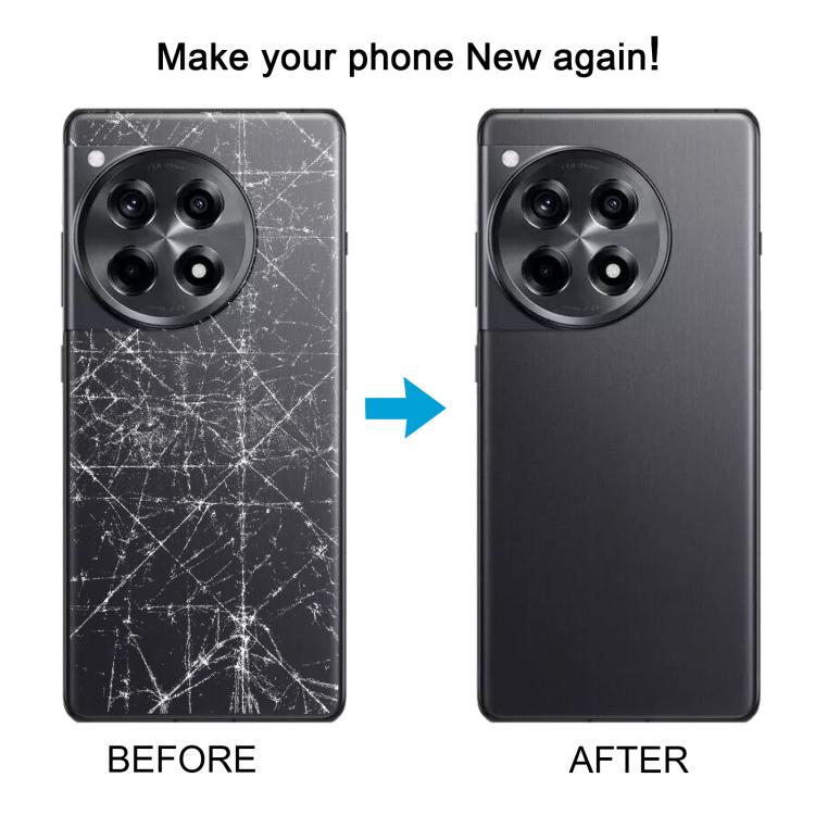 For OnePlus 12R Back Cover with Camera Lens Cover, For OnePlus 12R (with Camera Lens Frame)