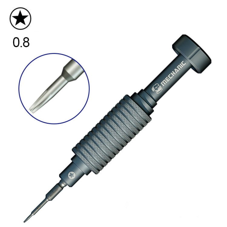 MECHANIC Mortar Mini iShell Five Star 0.8mm Phone Repair Precision Screwdriver