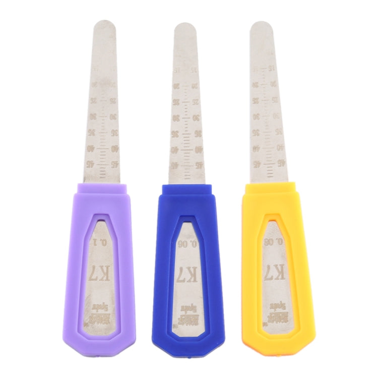 Spahr K7 0.1 / 0.08 / 0.06 mm Stainless Steel Ruler Phone Disassembly Hand Tool