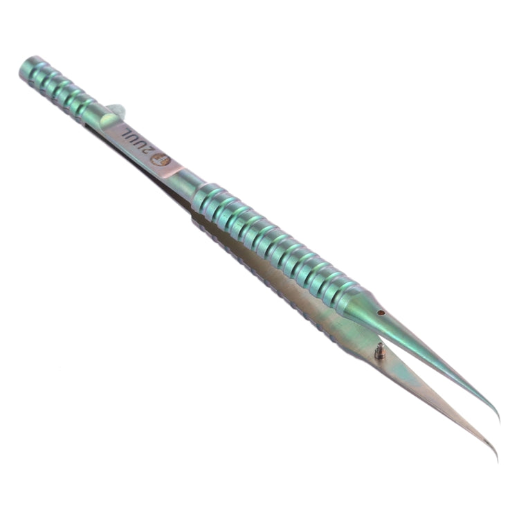 2UUL Ti02 Titanium Alloy Curved Tweezers