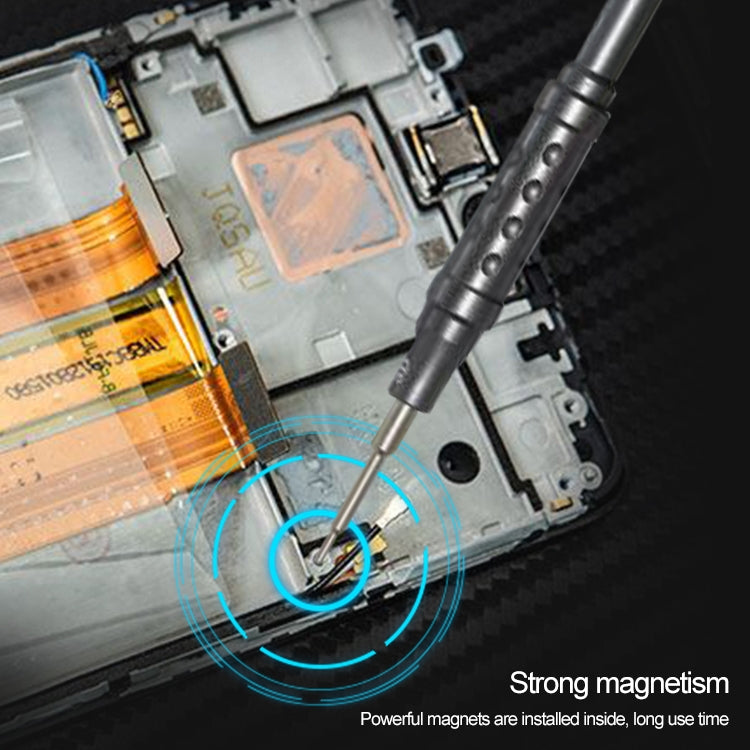 XL-655 3D Non-slip Hollow Cross Tip Middle Bezel 2.5 Screwdriver