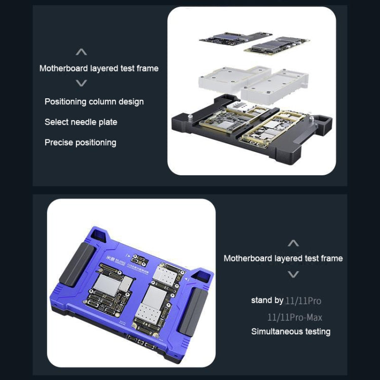 MiJing C18 Main Board Function Testing Fixture For iPhone 11 / 11 Pro / 11 Pro Max