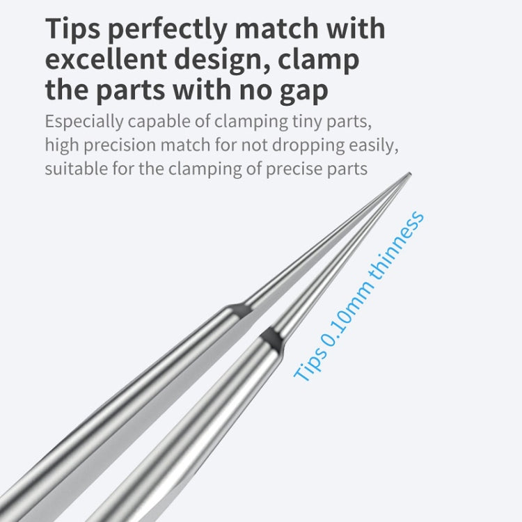 Qianli iNeezy YK-02 Stainless Steel Extra-sharp Thickened Tweezers Pointed Tweezers