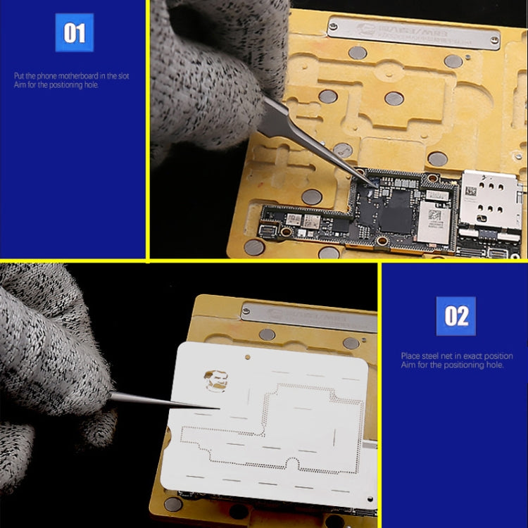 MECHANIC MR3 3 in 1 Mid-Layer Planting Tin Platform for iPhone X/XS/XS Max