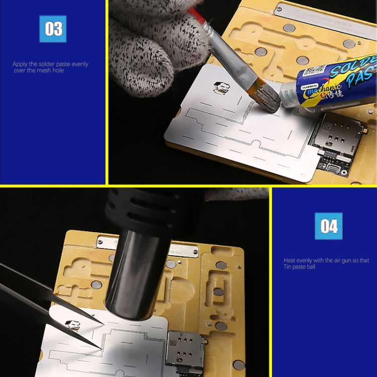 MECHANIC MR3 3 in 1 Mid-Layer Planting Tin Platform for iPhone X/XS/XS Max