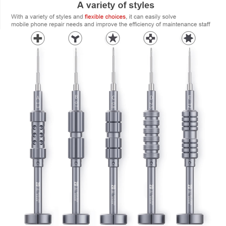 QIANLI 5 in 1 Multi-purpose 2D Grenade Magnetic Screwdriver Set