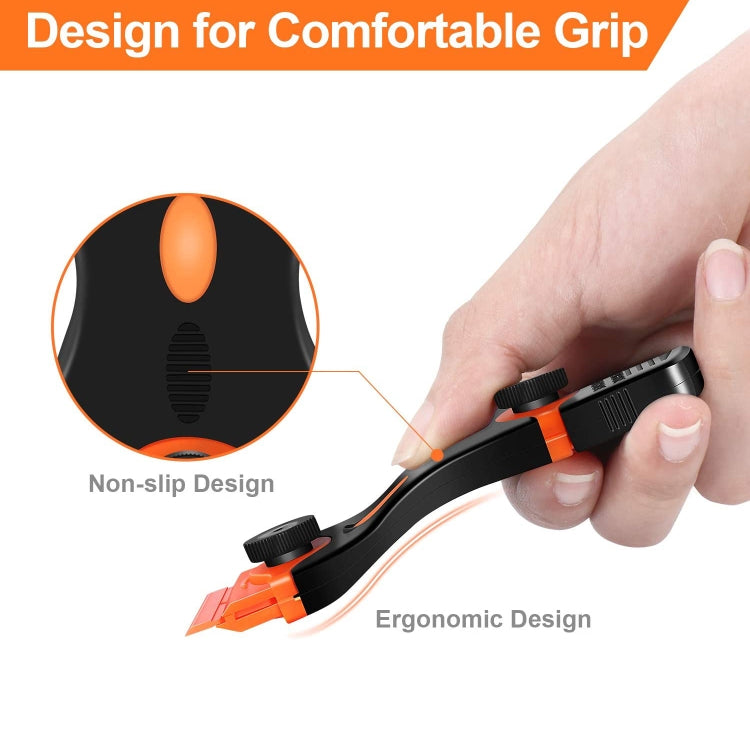 Double Headed Scraper Blade Glue Squeegee Remover Cleaner Tool