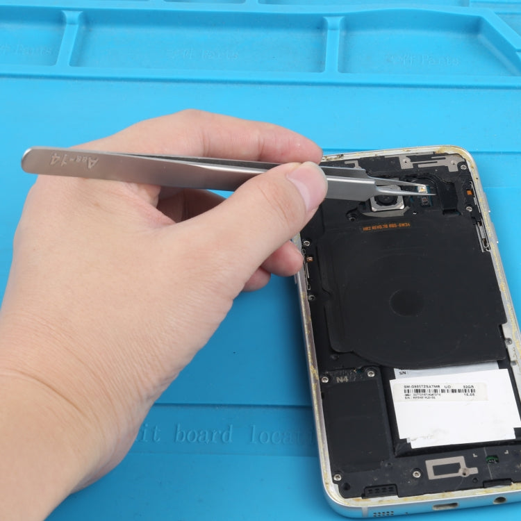 Aaa-14 Stainless Steel Ultra Fine High Hardness Tenacity Durable Tweezers