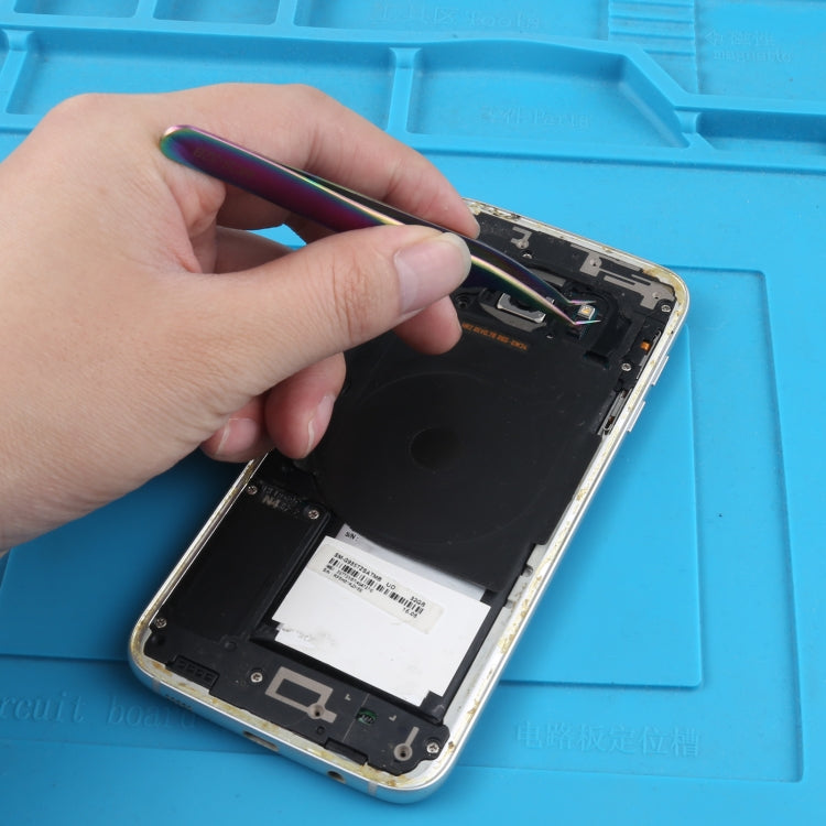 Vetus MCS-32B Bright Color Curved Tweezers