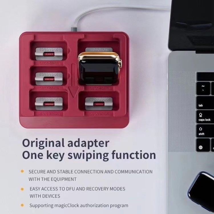MagicAWRT ibus Recovery Adapter Restore Box For Apple Watch S0 / S1 / S2 / S3 / S4 / S5 / S6 / SE
