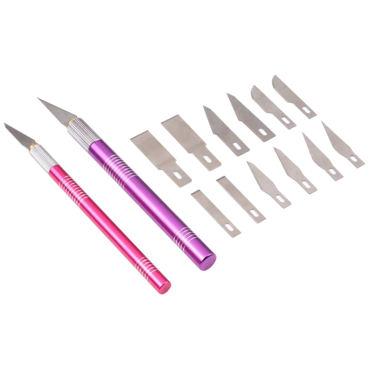 WLXY-9312 14 in 1 Non-Slip Metal Handle Engraving Cutter