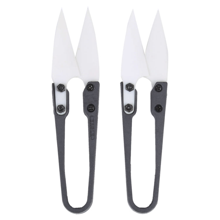 2pcs Insulated Ceramic U-shear Hand Tools, Ceramic Scissors