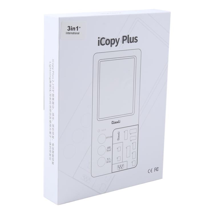 For iPhone 6 - 14 Pro Max 3 in 1 Qianli iCopy Plus 2.2 Repair Detection Programmer Set, Plug: EU