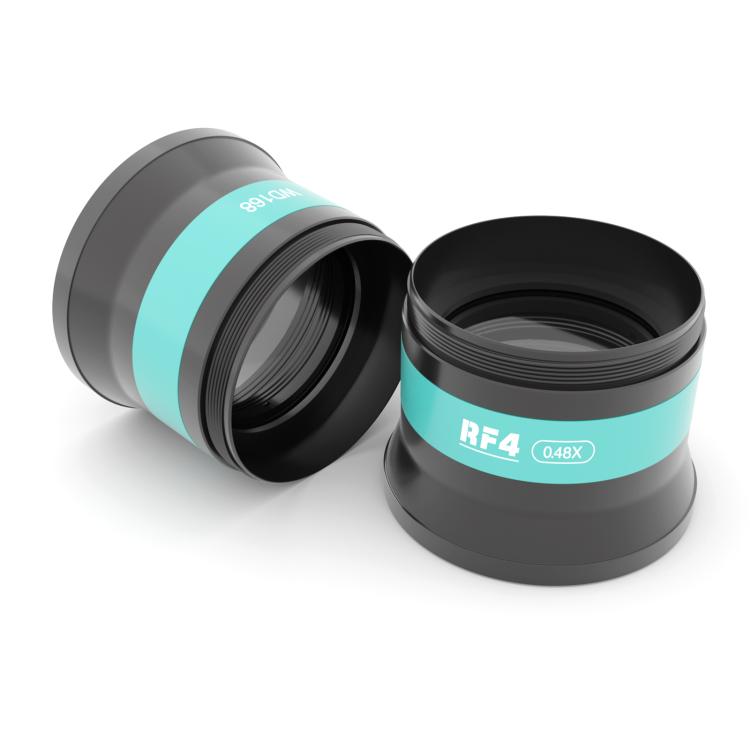 RF4 0.48X Stereo Microscope Auxiliary Objective Barlow Lens, 0.48X