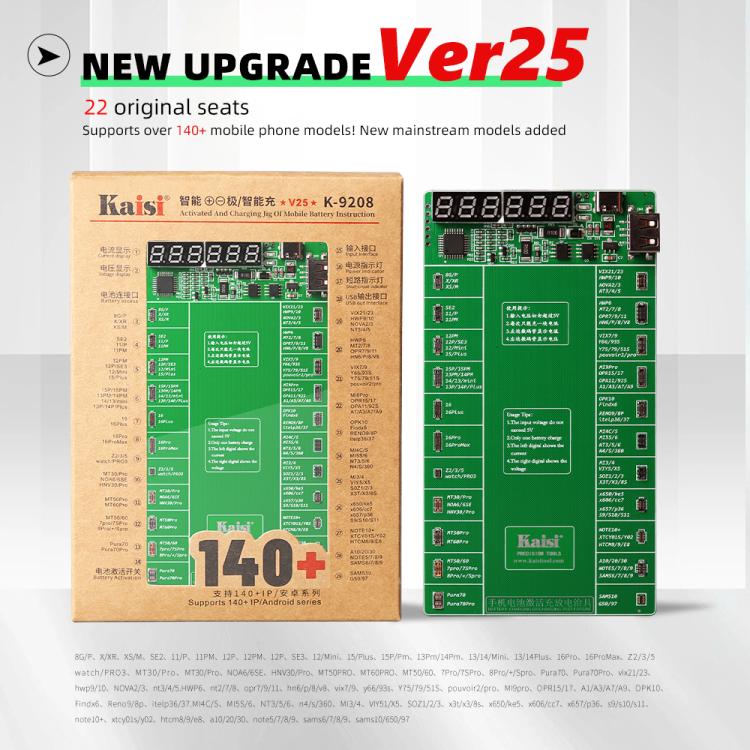 Kaisi K-9208 2025 Version Activated And Charging Jig Test Tools