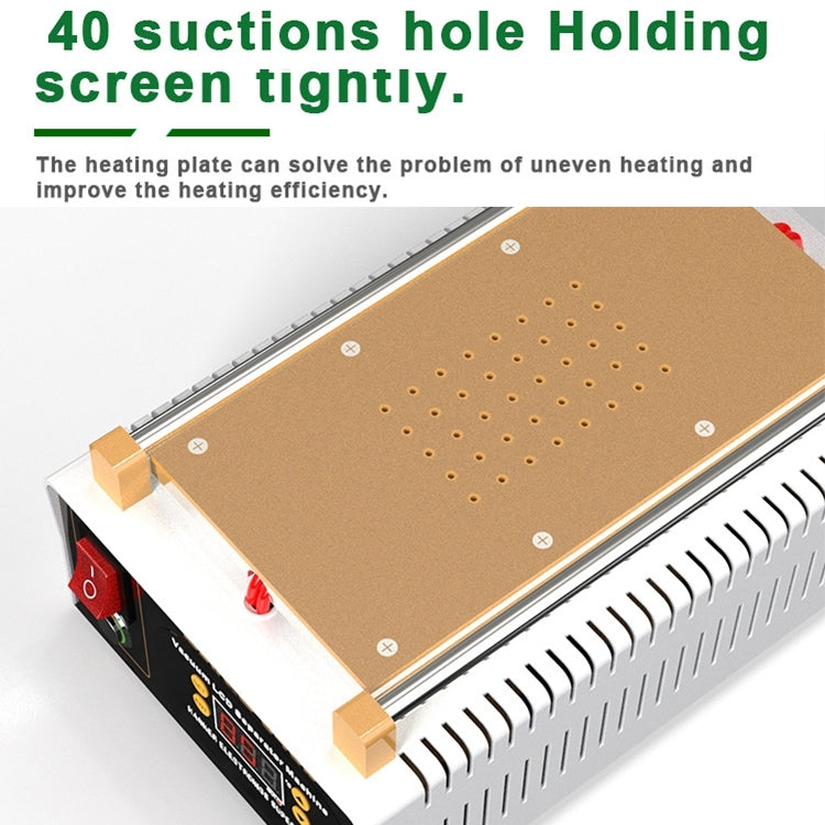 BAKU BK-948D 500W Vacuum Anti-static LCD Touch Panel Separator Machine, AC 110V US Plug