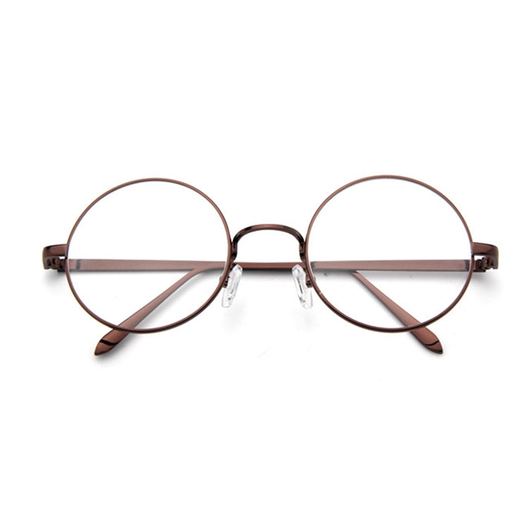 Round-Framed Glasses Small Fresh, Bronze, Gun gray, Round-Framed Glasses, Golden, Silver
