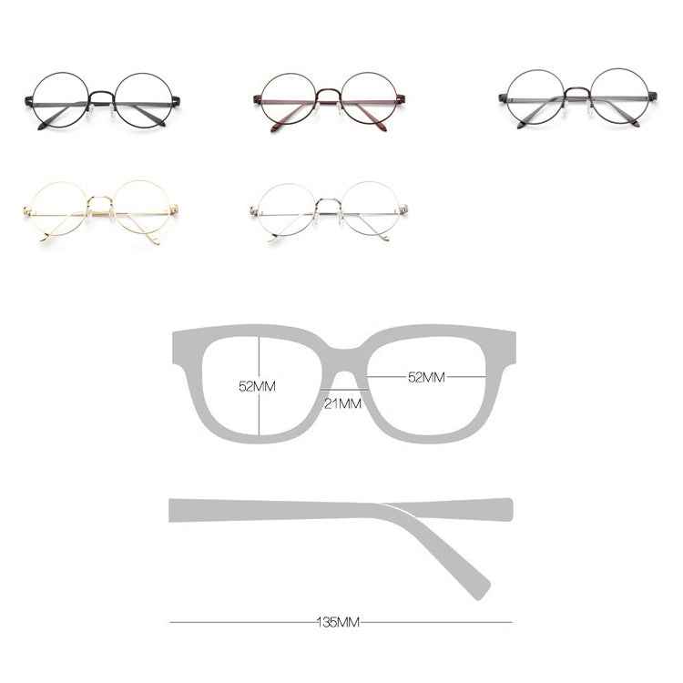 Round-Framed Glasses Small Fresh
