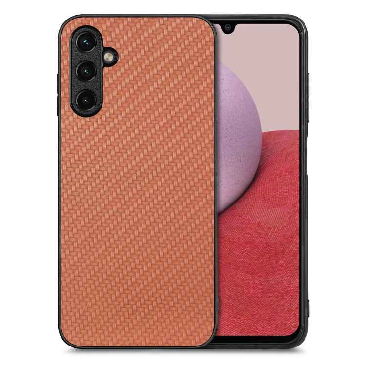 Carbon Fiber Texture Leather Back Cover Phone Case, For Samsung Galaxy A14 5G, For Samsung Galaxy A22 4G, For Samsung Galaxy A22 5G, For Samsung Galaxy A32 5G, For Samsung Galaxy A54 5G