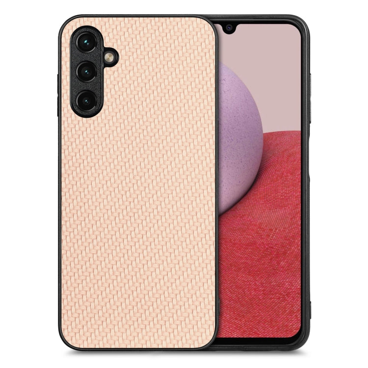 Carbon Fiber Texture Leather Back Cover Phone Case