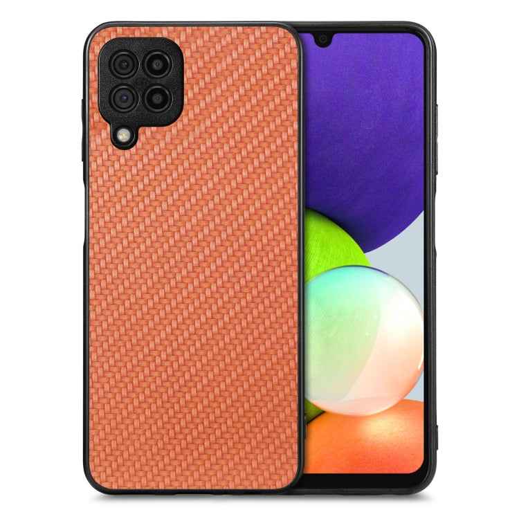 Carbon Fiber Texture Leather Back Cover Phone Case, For Samsung Galaxy A14 5G, For Samsung Galaxy A22 4G, For Samsung Galaxy A22 5G, For Samsung Galaxy A32 5G, For Samsung Galaxy A54 5G