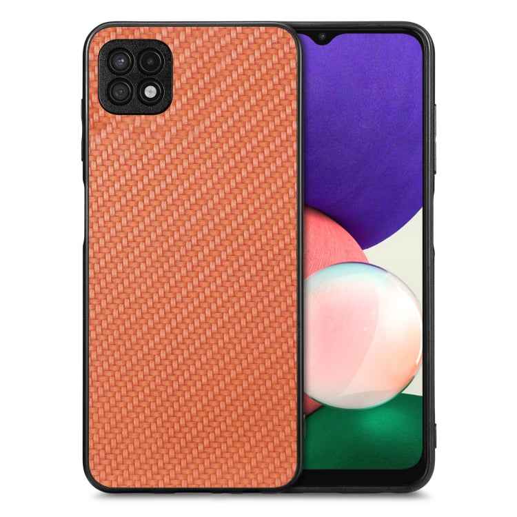Carbon Fiber Texture Leather Back Cover Phone Case, For Samsung Galaxy A14 5G, For Samsung Galaxy A22 4G, For Samsung Galaxy A22 5G, For Samsung Galaxy A32 5G, For Samsung Galaxy A54 5G