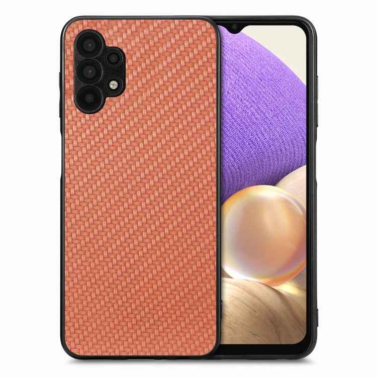 Carbon Fiber Texture Leather Back Cover Phone Case, For Samsung Galaxy A14 5G, For Samsung Galaxy A22 4G, For Samsung Galaxy A22 5G, For Samsung Galaxy A32 5G, For Samsung Galaxy A54 5G
