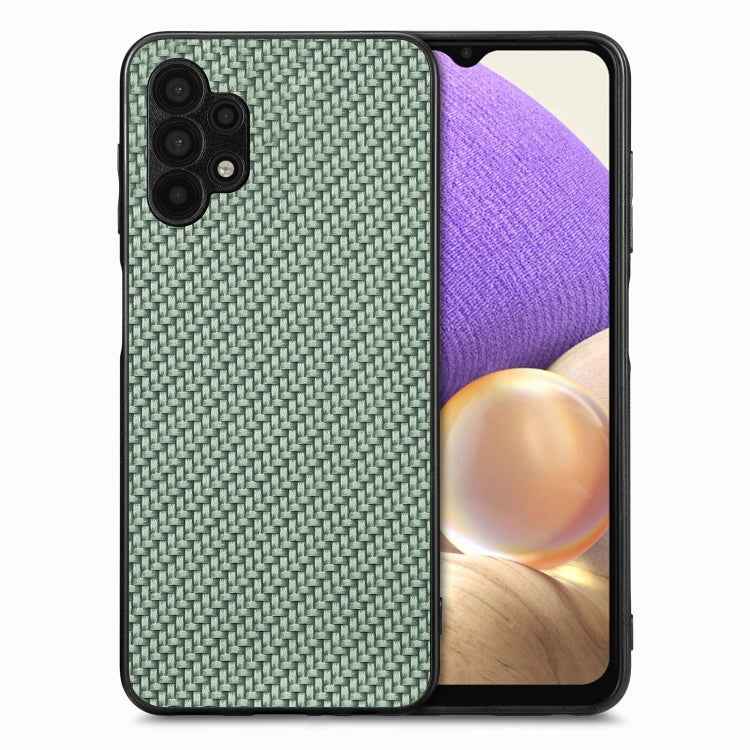 Carbon Fiber Texture Leather Back Cover Phone Case, For Samsung Galaxy A14 5G, For Samsung Galaxy A22 4G, For Samsung Galaxy A22 5G, For Samsung Galaxy A32 5G, For Samsung Galaxy A54 5G