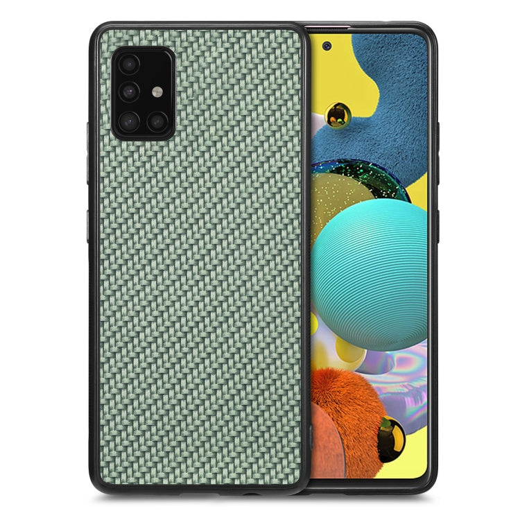Carbon Fiber Texture Leather Back Cover Phone Case