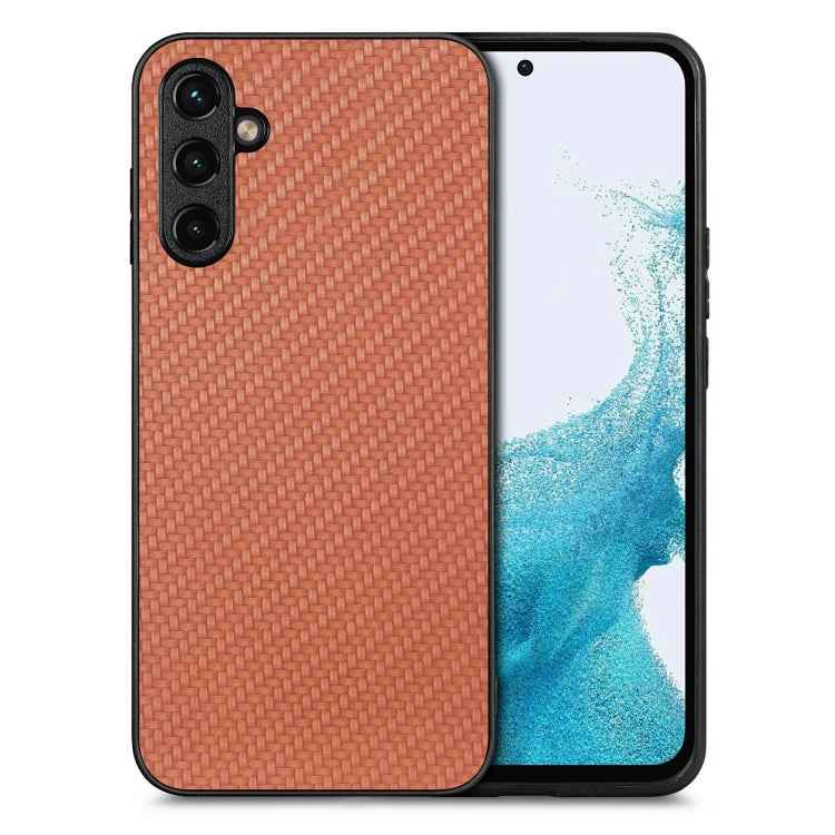 Carbon Fiber Texture Leather Back Cover Phone Case, For Samsung Galaxy A14 5G, For Samsung Galaxy A22 4G, For Samsung Galaxy A22 5G, For Samsung Galaxy A32 5G, For Samsung Galaxy A54 5G