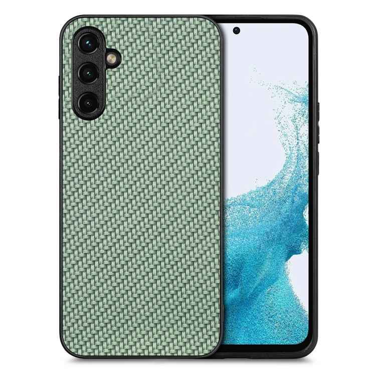Carbon Fiber Texture Leather Back Cover Phone Case, For Samsung Galaxy A14 5G, For Samsung Galaxy A22 4G, For Samsung Galaxy A22 5G, For Samsung Galaxy A32 5G, For Samsung Galaxy A54 5G