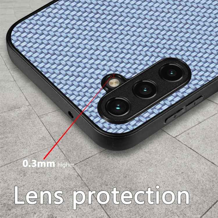 Carbon Fiber Texture Leather Back Cover Phone Case, For Samsung Galaxy A14 5G, For Samsung Galaxy A22 4G, For Samsung Galaxy A22 5G, For Samsung Galaxy A32 5G, For Samsung Galaxy A54 5G