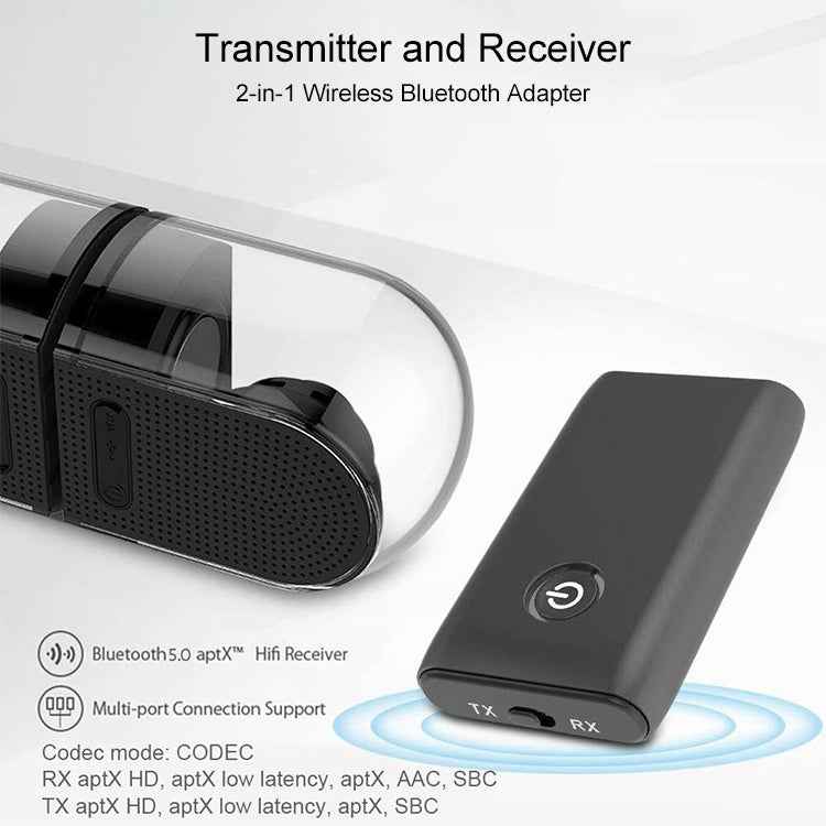 B10S Bluetooth Adapter 5.0 Bluetooth Transmitter Receiver 2 in 1 Bluetooth Adapter