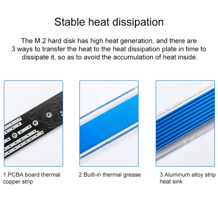 ORICO TCM2M-C3 M.2 SSD Dual Protocol Hard Disk Case