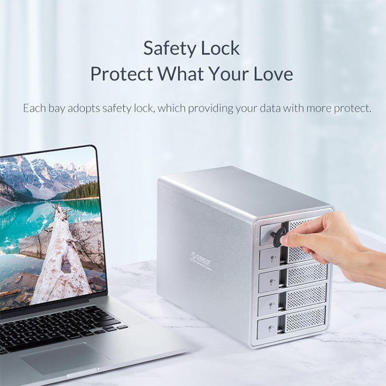 ORICO 9548U3-BK 3.5-Inch Multi-Bay Hard Drive Enclosure