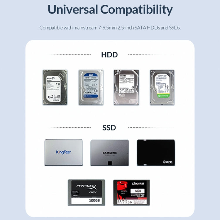 ORICO 2521U3 2.5-Inch Portable Hard Drive Enclosure