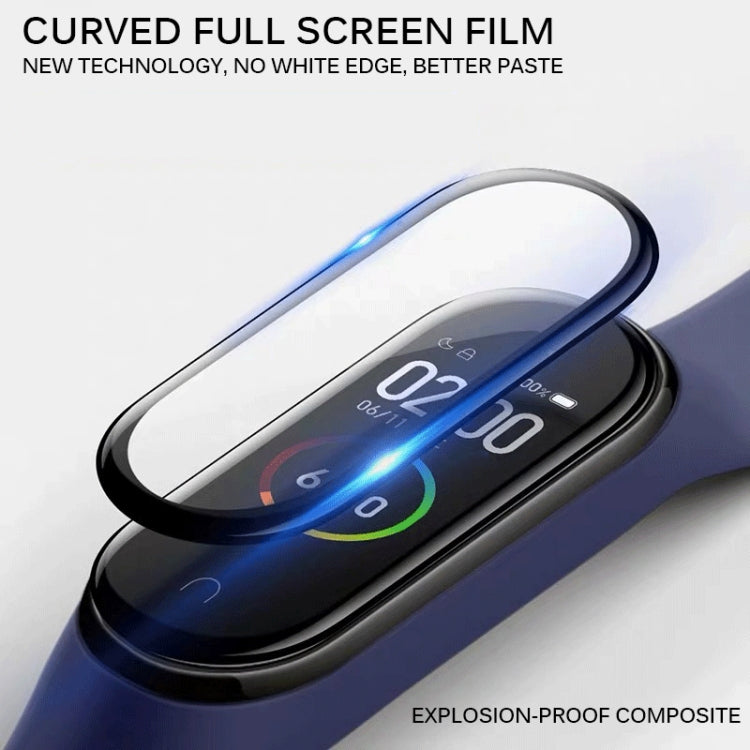 For Xiaomi Bracelet 5 Smart Watch 3D Curved Soft Edge Full Screen Cover HD Screen Hot Bend Protective Film