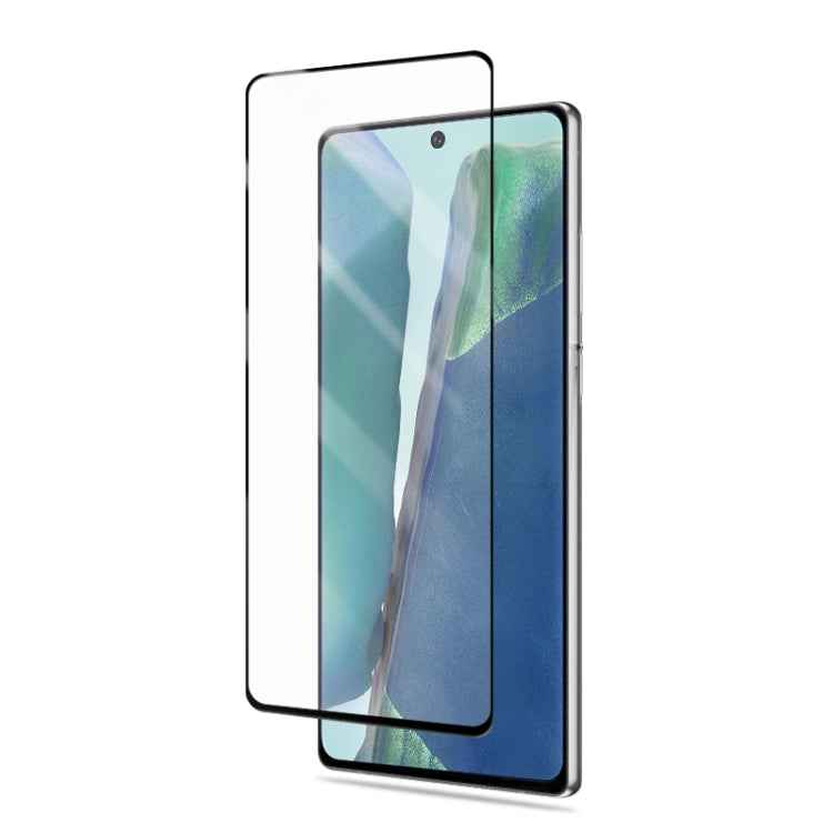 For Samsung Galaxy Note 20 mocolo 0.33mm 9H 2.5D Full Glue Tempered Glass Film, Support Fingerprint Unlock