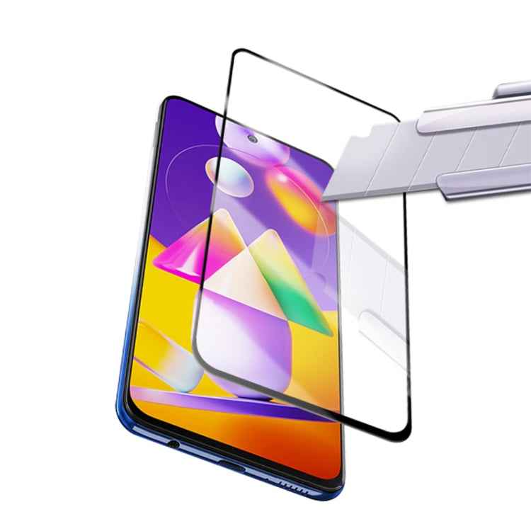 For Samsung Galaxy M31S mocolo 0.33mm 9H 2.5D Full Glue Tempered Glass Film